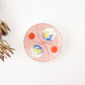 Seikou Kiln Sauce Plate Rabbit | Kutani Ware-TOP