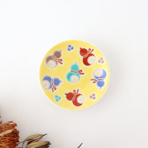 Seikou Kiln Sauce Plate Six Gourds | Kutani Ware-TOP