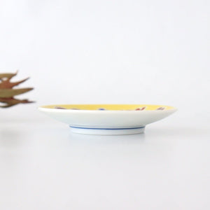 Seikou Kiln Sauce Plate Six Gourds | Kutani Ware-Detail3