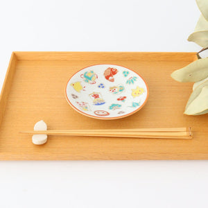 Seikou Kiln Small Plate Luckey Charms White | Kutani Ware-Detail5