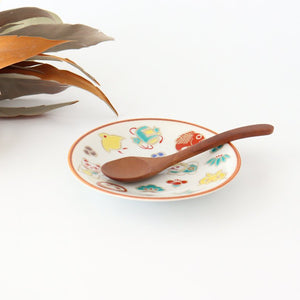 Seikou Kiln Small Plate Luckey Charms White | Kutani Ware-Detail6