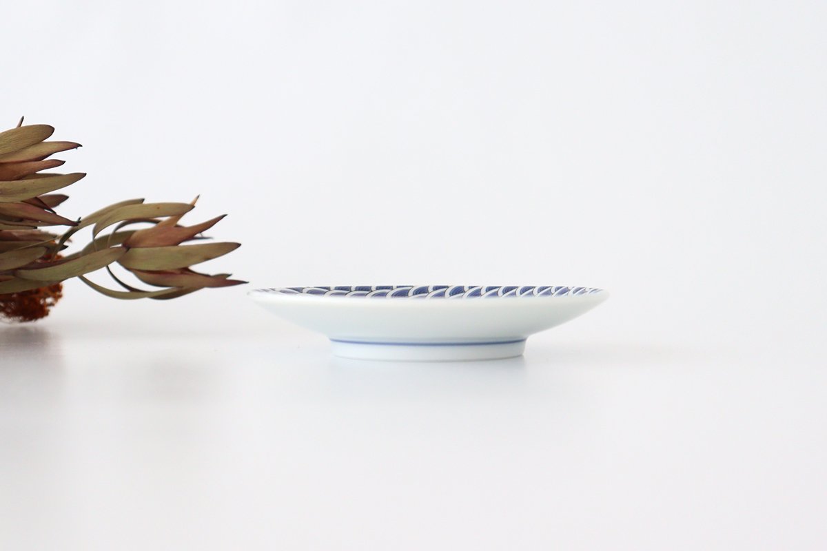 Seikou Kiln Sauce Plate Chidori | Kutani Ware-Detail2