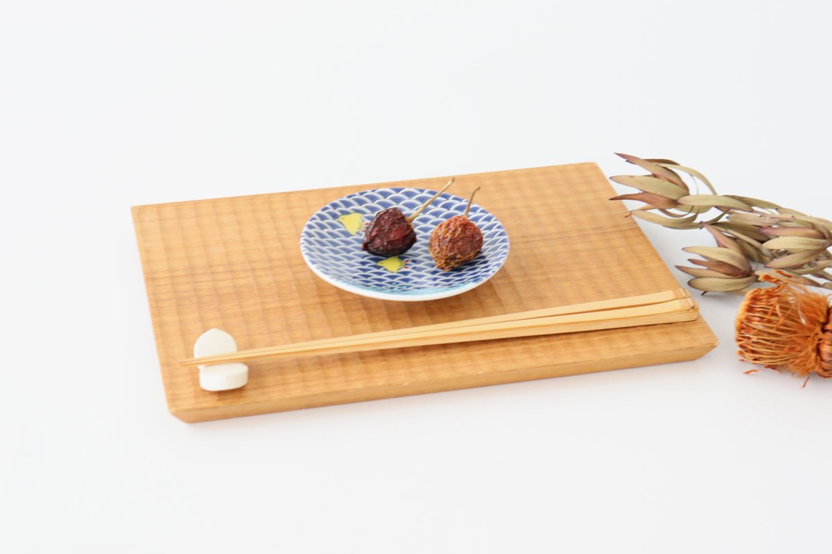 Seikou Kiln Sauce Plate Chidori | Kutani Ware