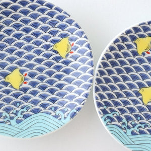 Seikou Kiln Sauce Plate Chidori | Kutani Ware-Detail7