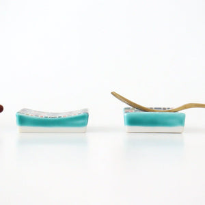 Seikou Kiln Colored Chopstick Rest Stone Pavement | Hashioki Kutani Ware-Detail2