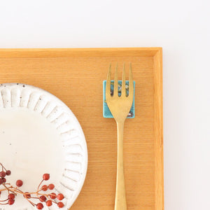 Seikou Kiln Colored Chopstick Rest Crane | Hashioki Kutani Ware-Detail9