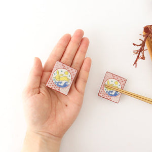 Seikou Kiln Colored Chopstick Rest Rabbit | Hashioki Kutani Ware-Detail4