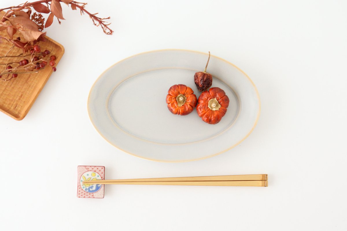 Seikou Kiln Colored Chopstick Rest Rabbit | Hashioki Kutani Ware