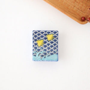 Seikou Kiln Colored Chopstick Rest Chidori | Hashioki Kutani Ware-TOP