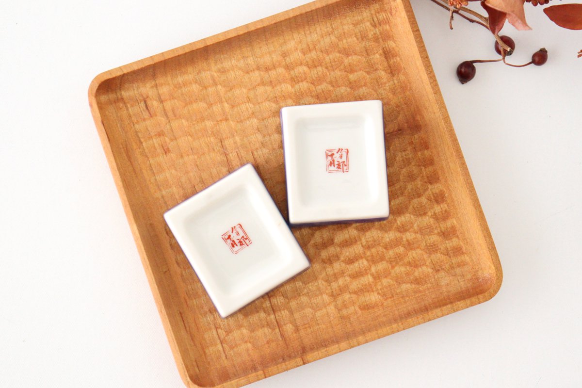 Seikou Kiln Colored Chopstick Rest Chidori | Hashioki Kutani Ware-Detail3