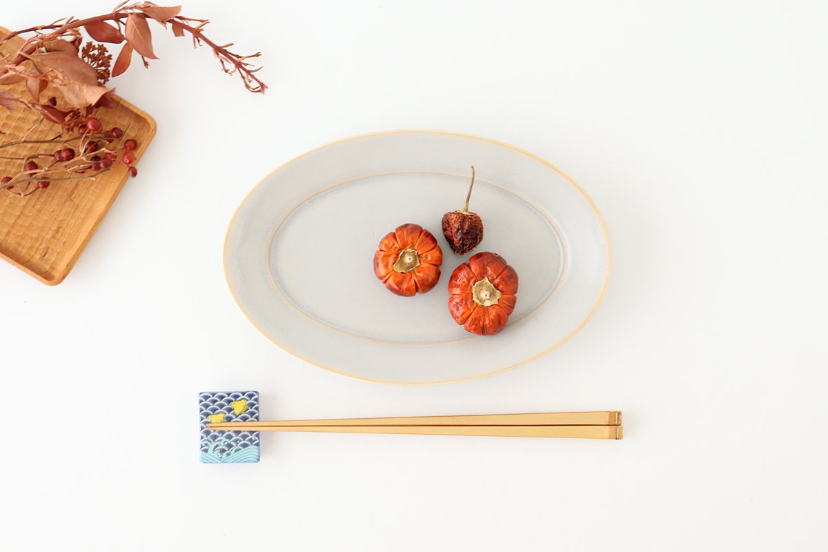 Seikou Kiln Colored Chopstick Rest Chidori | Hashioki Kutani Ware-Detail5