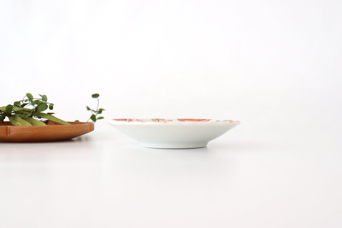 Ginshu Kiln Round Sauce Plate Sunlight 9cm/3.5in | Kutani Ware