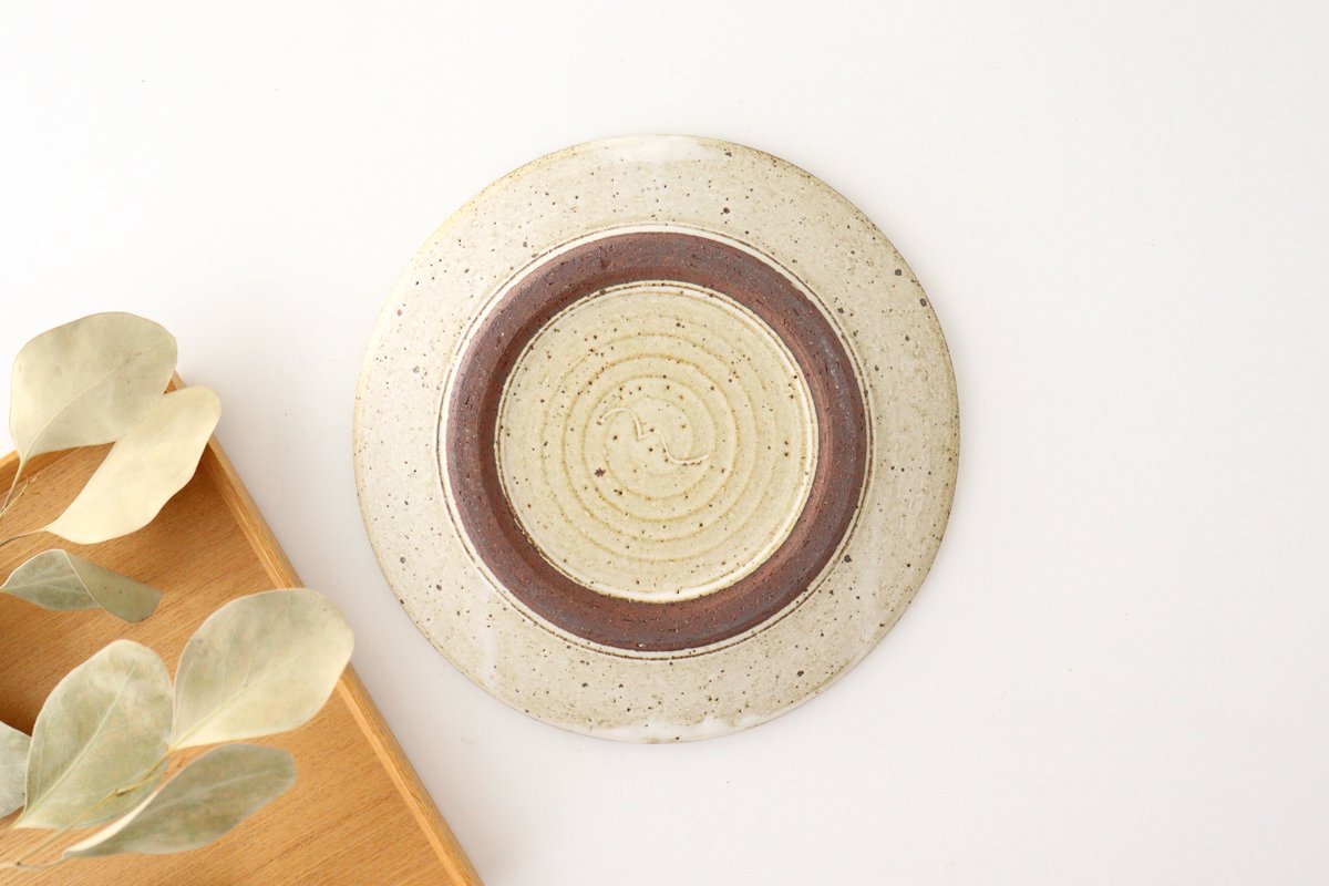 tomaru Plate Star 21cm/8.3in | Shigaraki Ware