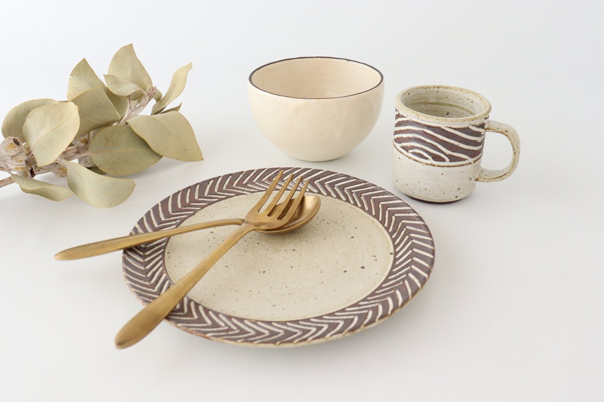 tomaru Mug Wave Pattern | Shigaraki Ware