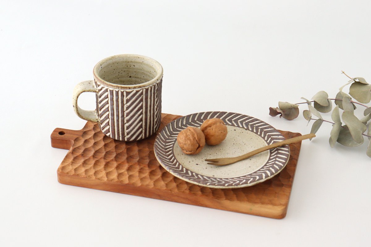 tomaru Mug Line Pattern | Shigaraki Ware