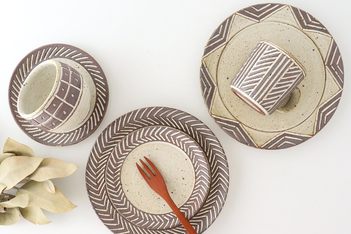 tomaru Japanese Cup Jagged | Yunomi Shigaraki Ware-Detail13