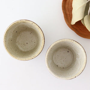 tomaru Japanese Cup Diagonal Shinogi | Yunomi Shigaraki Ware-Detail4