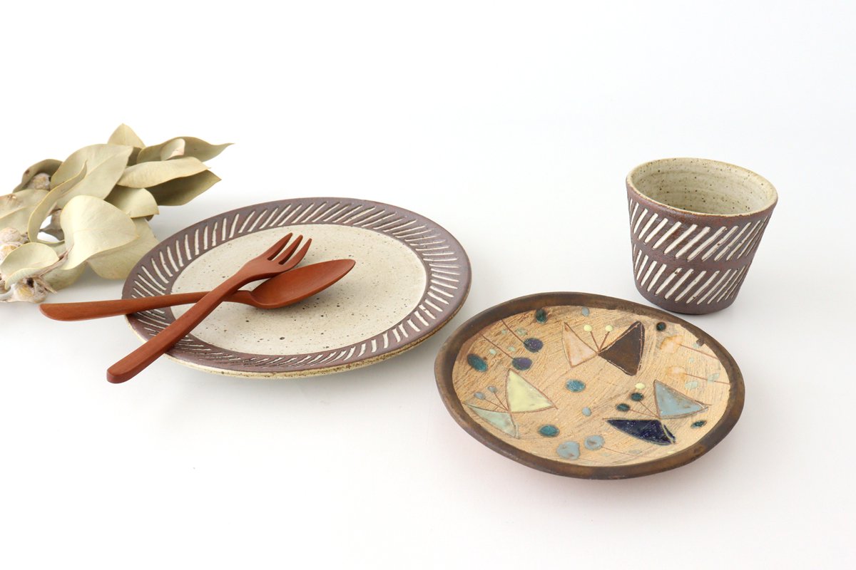 tomaru Japanese Cup Diagonal Shinogi | Yunomi Shigaraki Ware-Detail9