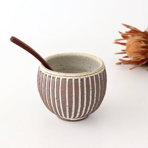 tomaru Japanese Cup Vertical Shinogi | Yunomi Shigaraki Ware-Detail2