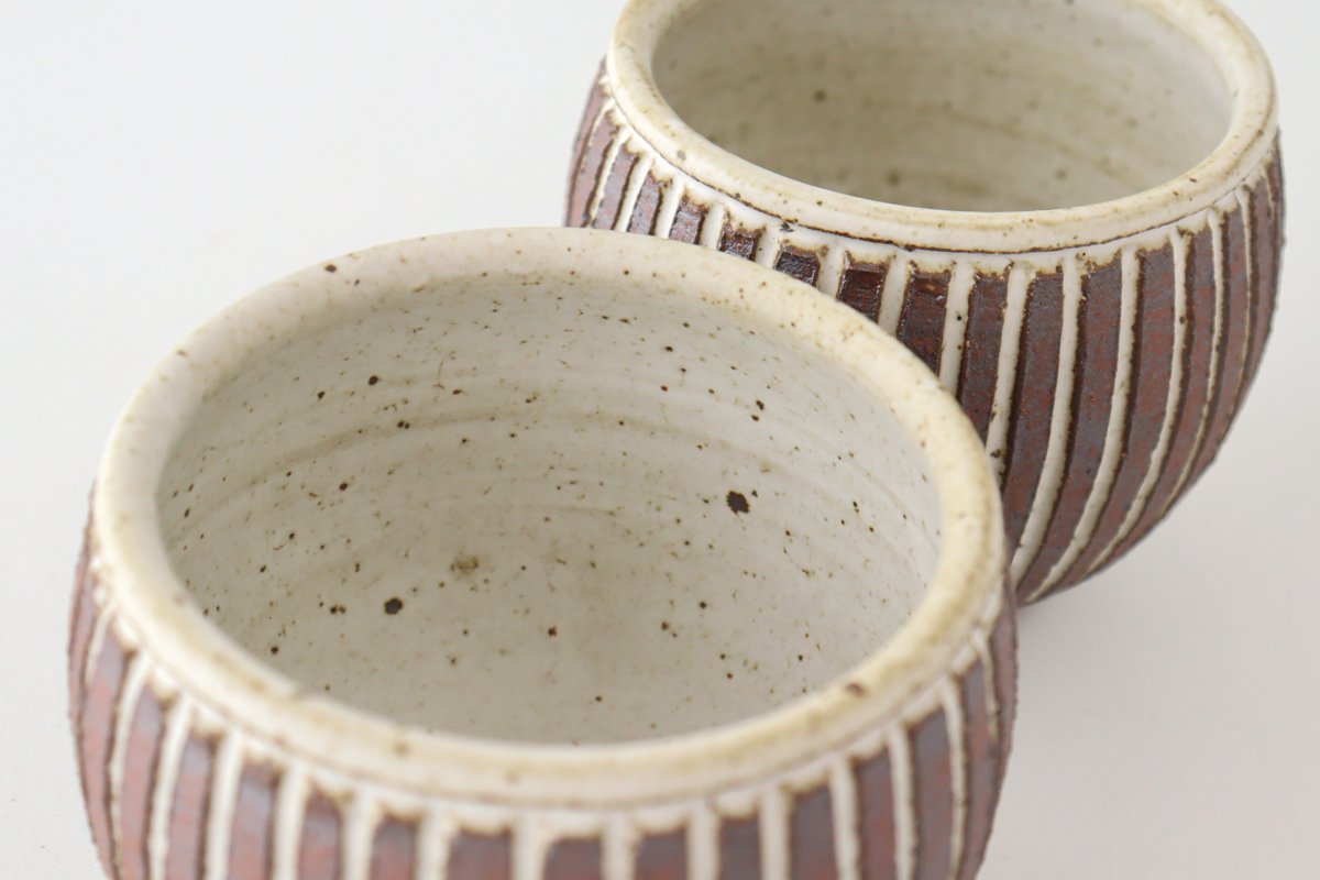 tomaru Japanese Cup Vertical Shinogi | Yunomi Shigaraki Ware-Detail12