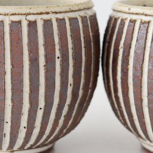 tomaru Japanese Cup Vertical Shinogi | Yunomi Shigaraki Ware-Detail3