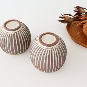 tomaru Japanese Cup Vertical Shinogi | Yunomi Shigaraki Ware-Detail4