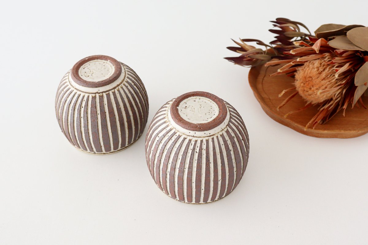 tomaru Japanese Cup Vertical Shinogi | Yunomi Shigaraki Ware-Detail4