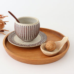 tomaru Japanese Cup Vertical Shinogi | Yunomi Shigaraki Ware-Detail9