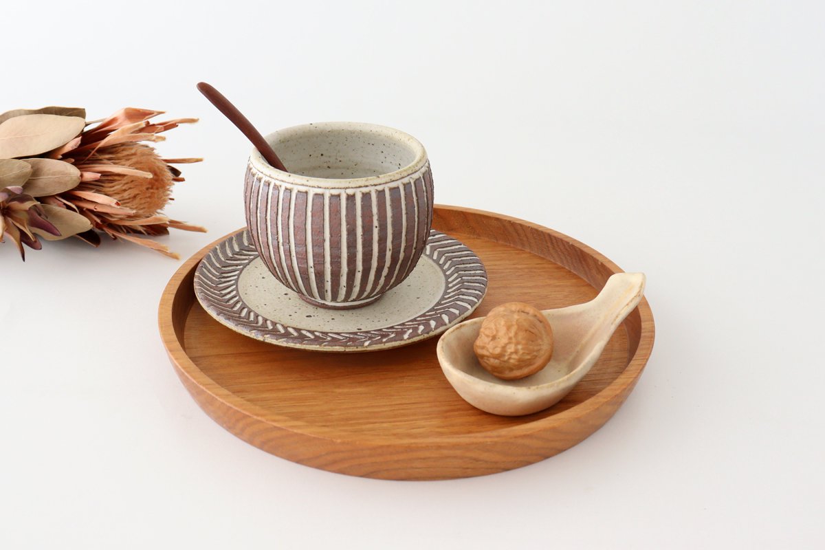 tomaru Japanese Cup Vertical Shinogi | Yunomi Shigaraki Ware-Detail9