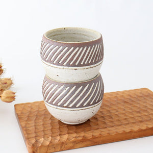 tomaru Japanese Cup Shinogi | Yunomi Shigaraki Ware-Detail10