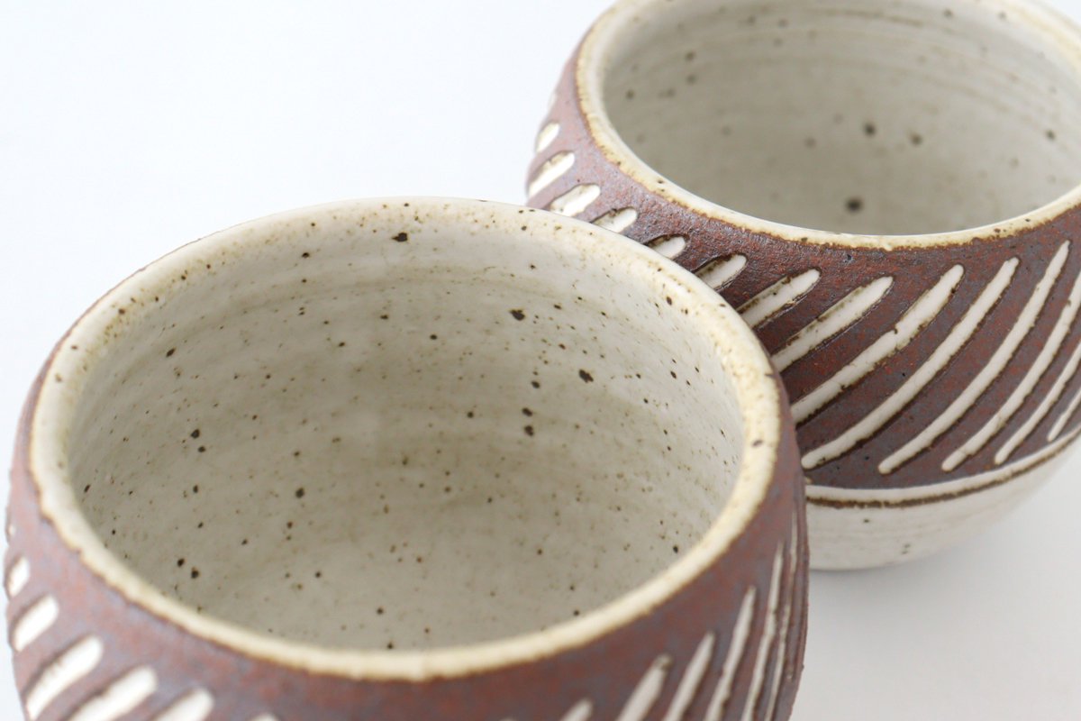 tomaru Japanese Cup Shinogi | Yunomi Shigaraki Ware-Detail12