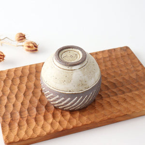 tomaru Japanese Cup Shinogi | Yunomi Shigaraki Ware-Detail4