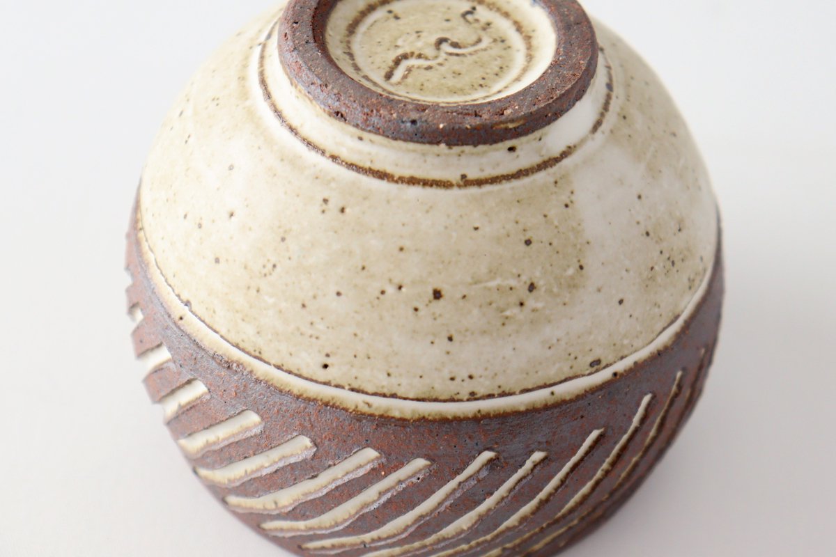 tomaru Japanese Cup Shinogi | Yunomi Shigaraki Ware-Detail7