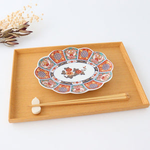 Rinkurou Kiln Oval Plate Old Imari Chrysanthemum Pattern  19cm/7.5in | Hasami Ware-Detail4