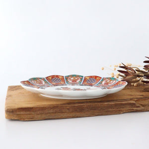 Rinkurou Kiln Oval Plate Old Imari Chrysanthemum Pattern  19cm/7.5in | Hasami Ware-Detail6