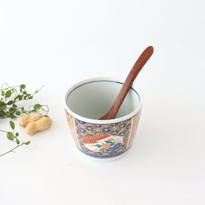 Soba choko window flower picture porcelain Rinkurou kiln Hasami ware-Detail7