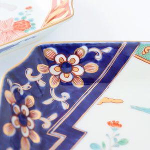 Rinkuro Kiln Octagonal Plate Peony | Sushi Plate Hasami Ware-Detail11