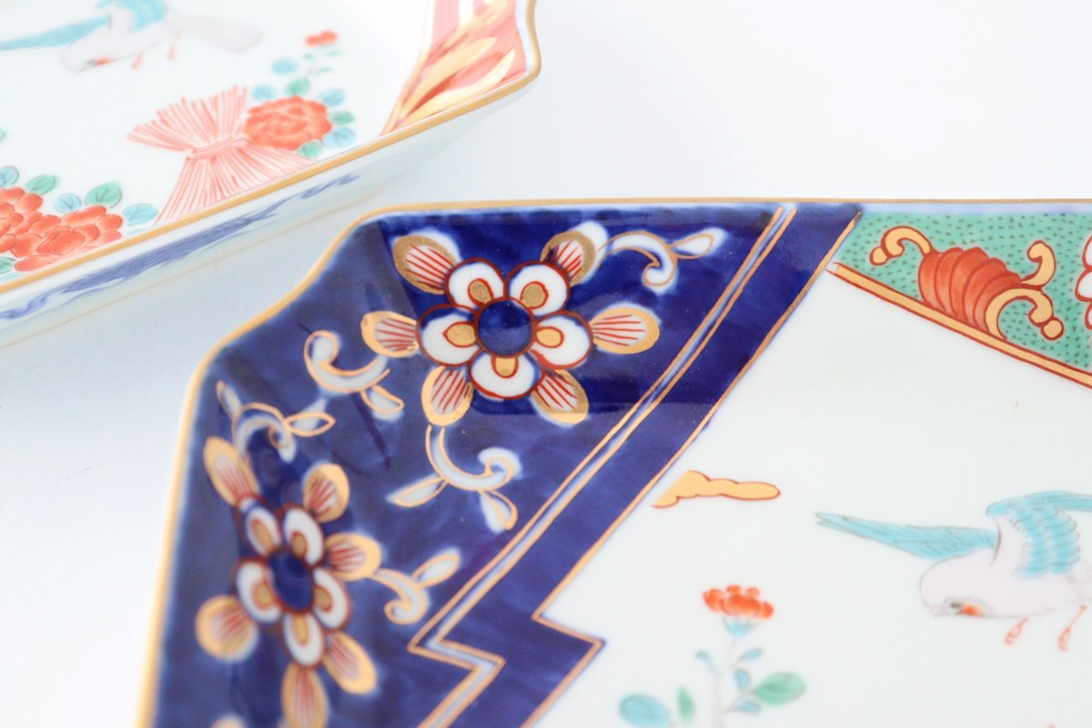 Rinkuro Kiln Octagonal Plate Peony | Sushi Plate Hasami Ware-Detail11