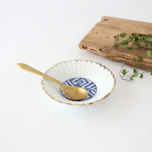 Rinkurou Kiln Chrysanthemum-shaped Small Plate Cloud Pattern | Hasami Ware-Detail7