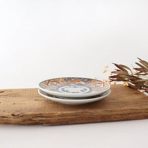 Rinkurou Kiln Small Plate Old Imari Style 12cm/4.7in | Hasami Ware-Detail4