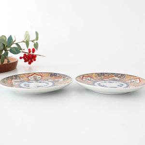 Rinkurou Kiln Small Plate Old Imari Style 12cm/4.7in | Hasami Ware-Detail6