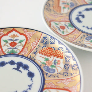 Rinkurou Kiln Small Plate Old Imari Style 12cm/4.7in | Hasami Ware-Detail8