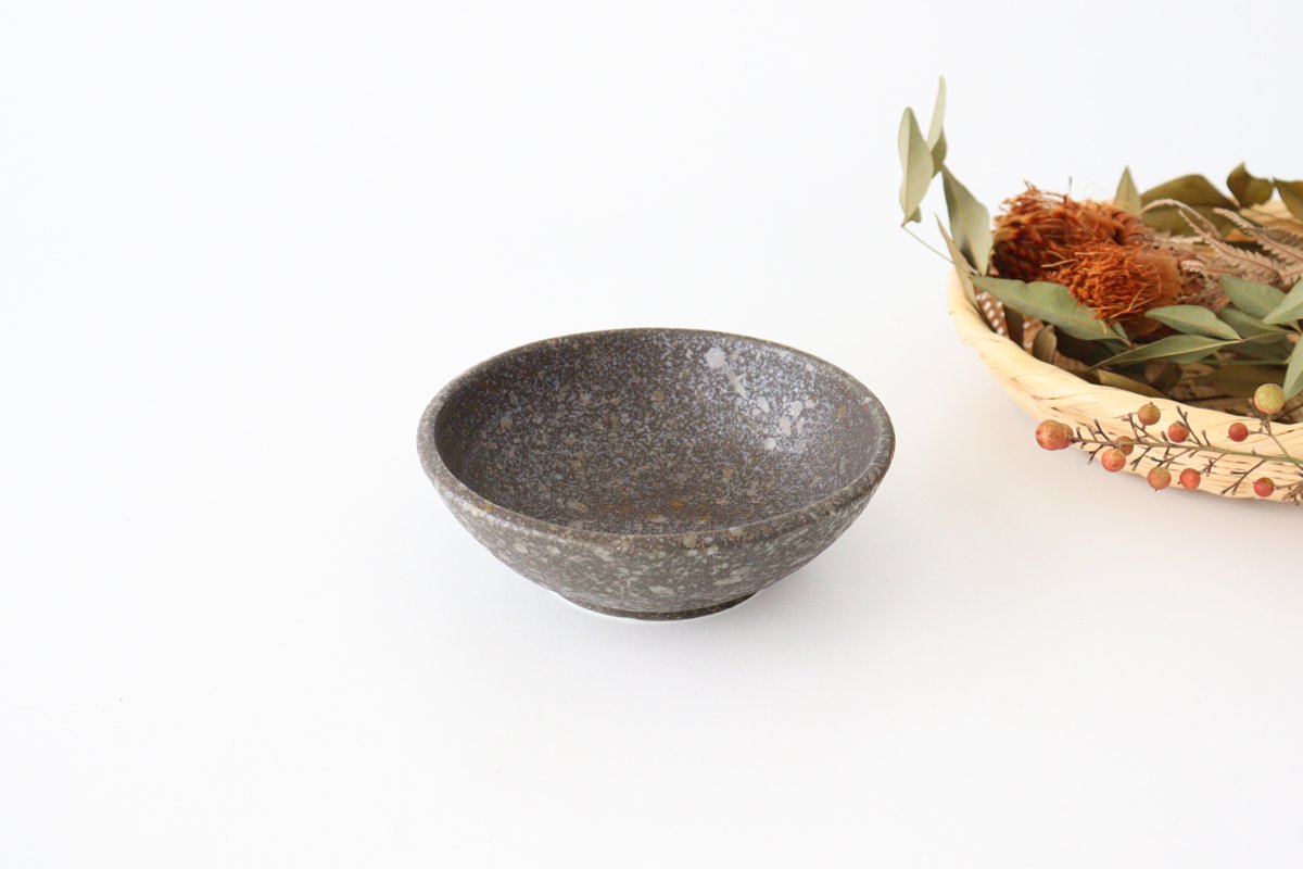 Spica Small Bowl Brown 12cm/4.7in | Kobachi Mino Ware