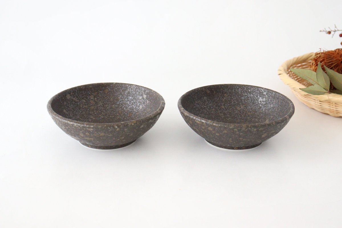 Spica Small Bowl Brown 12cm/4.7in | Kobachi Mino Ware