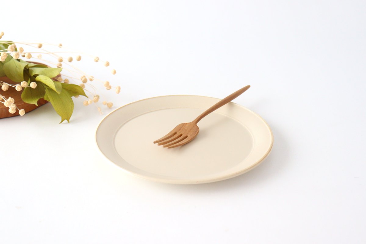 ORLO Round Plate Ivory 18㎝/7in | Mino Ware