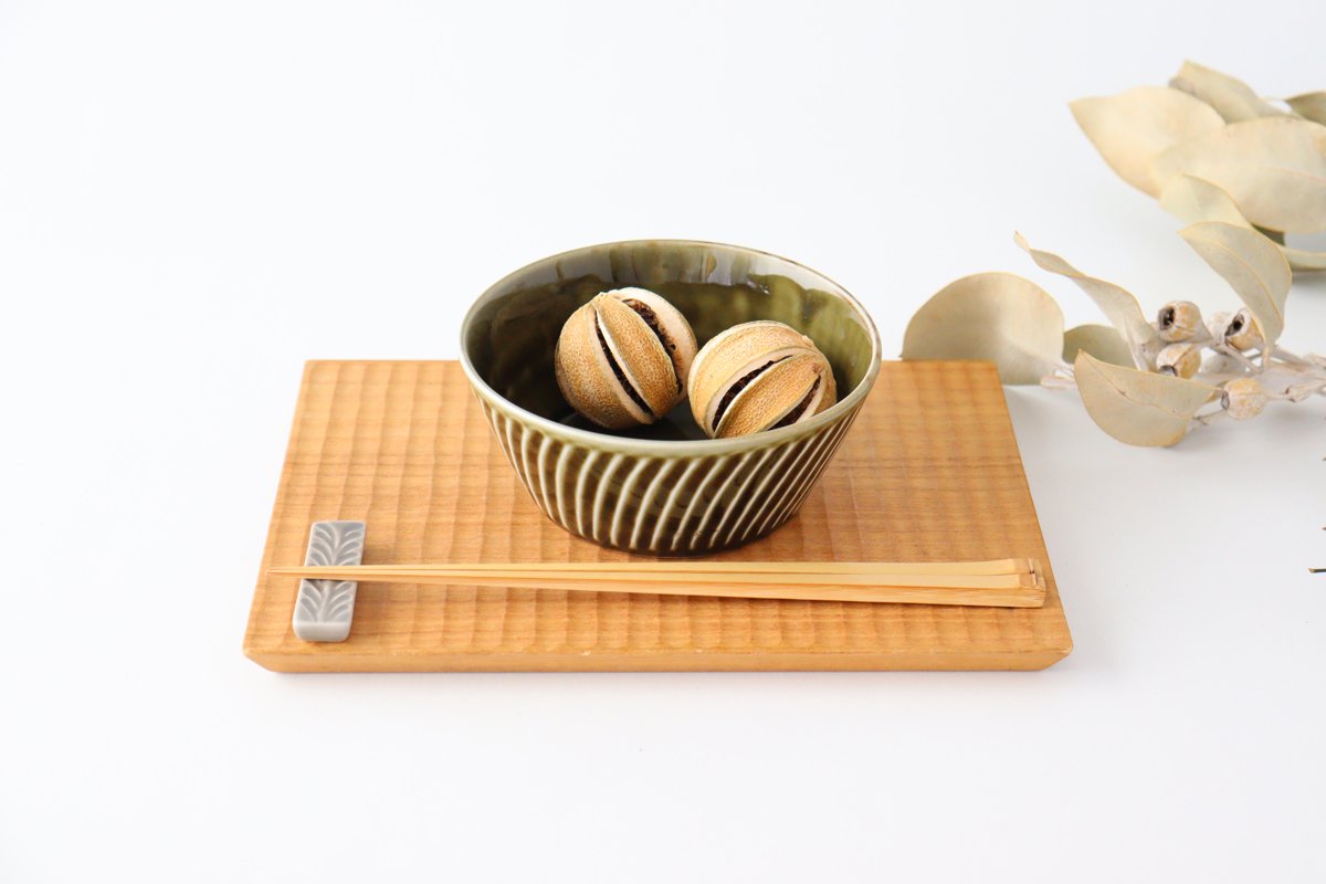 Bowl Oribe M Porcelain Laurel Mino Ware