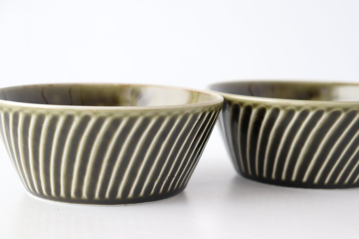 Bowl Oribe M Porcelain Laurel Mino Ware