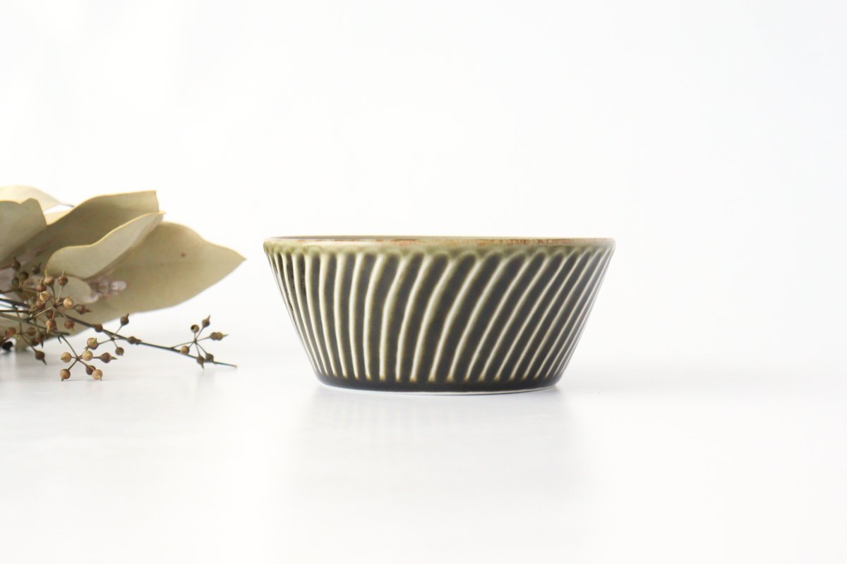 Bowl Oribe M Porcelain Laurel Mino Ware
