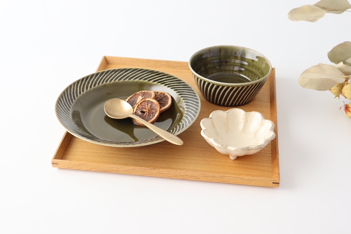 Bowl Oribe M Porcelain Laurel Mino Ware