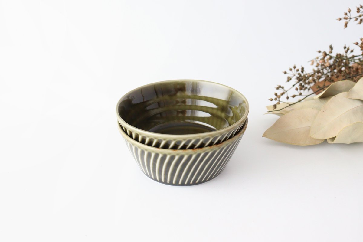 Bowl Oribe M Porcelain Laurel Mino Ware